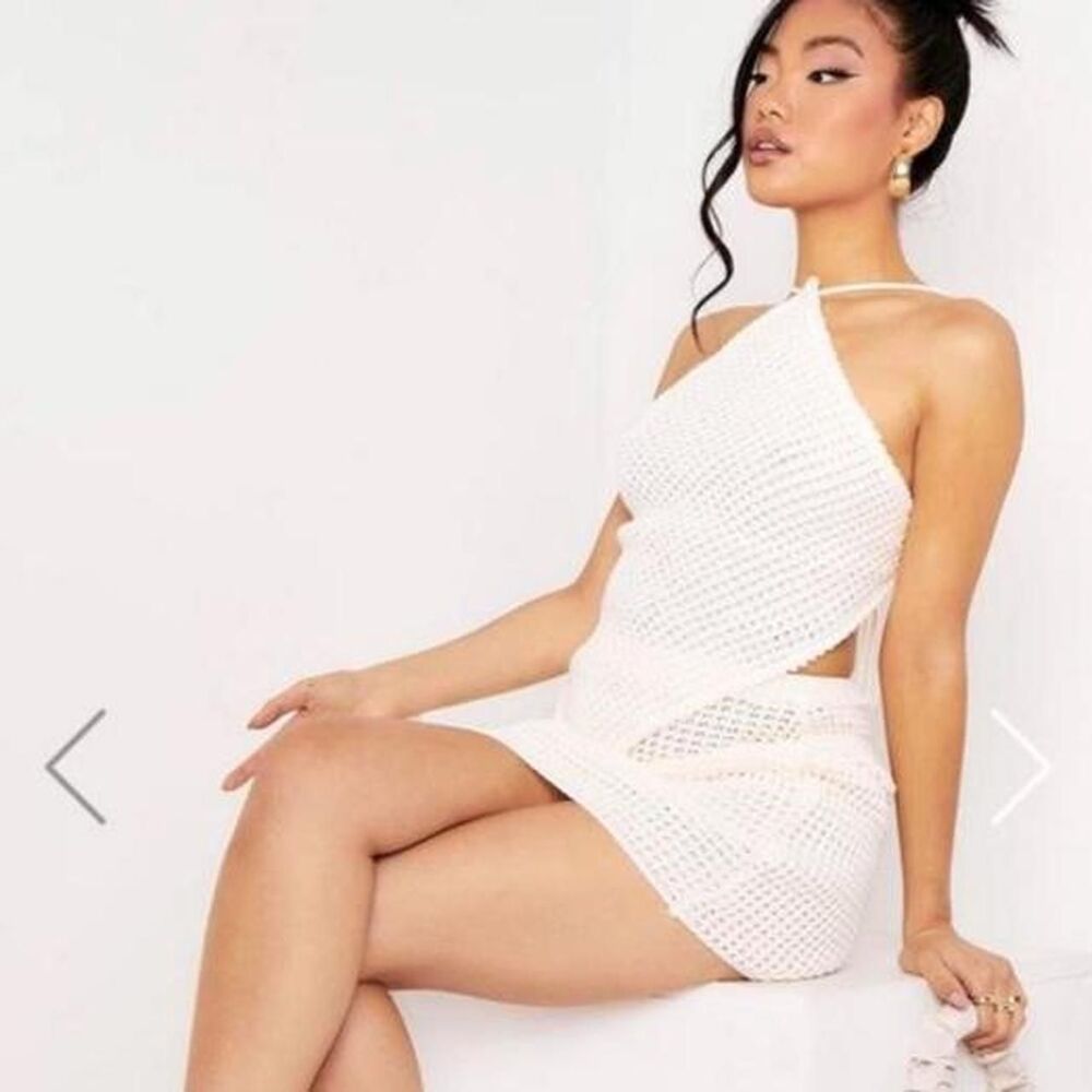 Missy-empire Women's White and Cream Dress